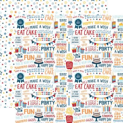 Echo Park Birthday Boy Designpapier - Yippee